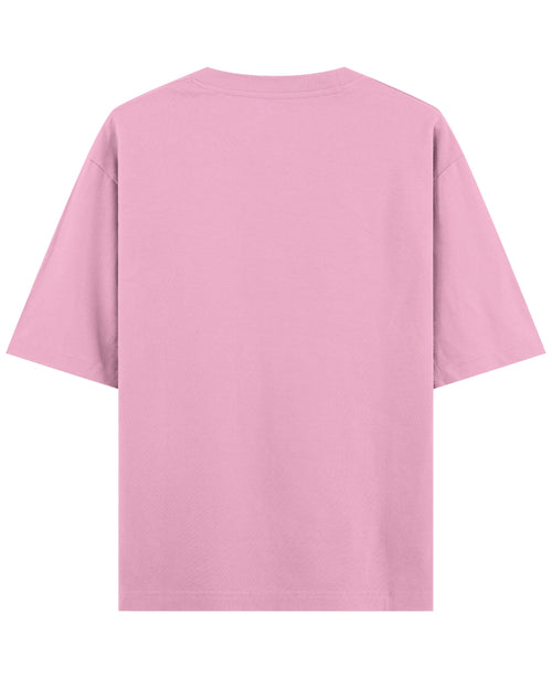 Baby Pink Oversized T-Shirt Back Design all