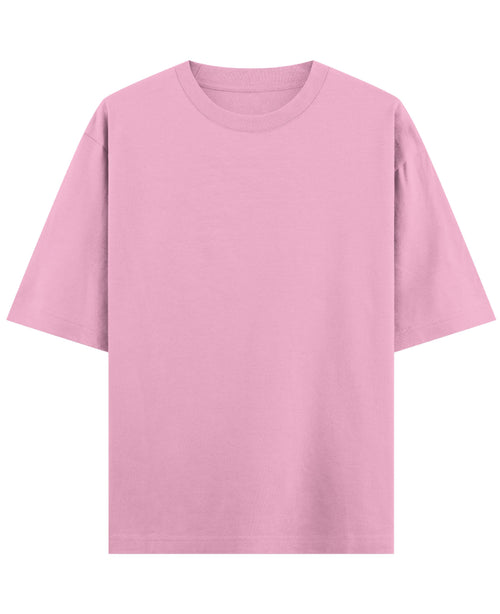 Baby Pink Oversized T-Shirt Front Design all