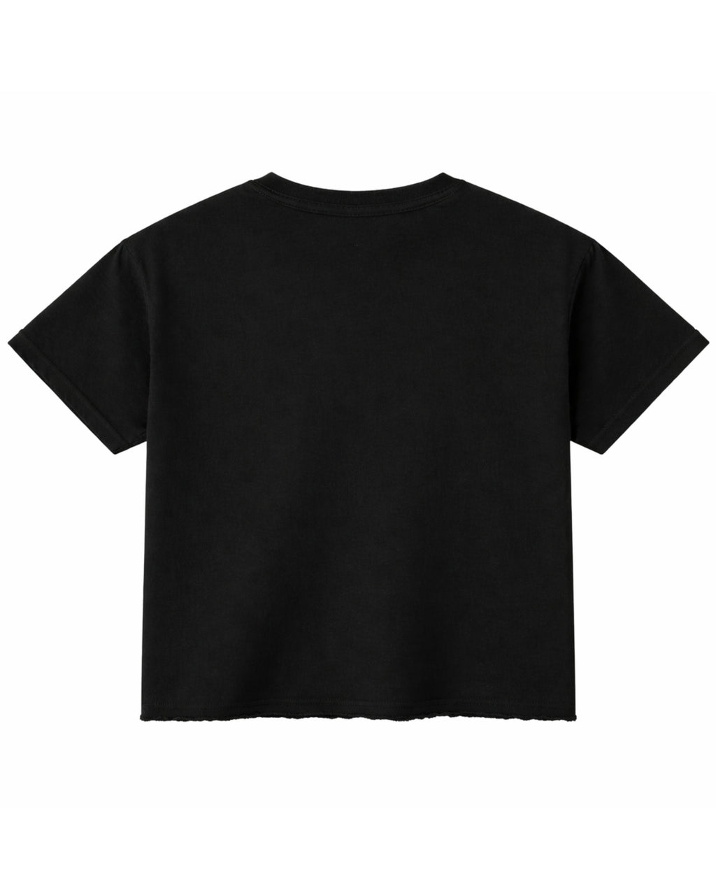 Black Boxy Fit T-shirt Back Design all
