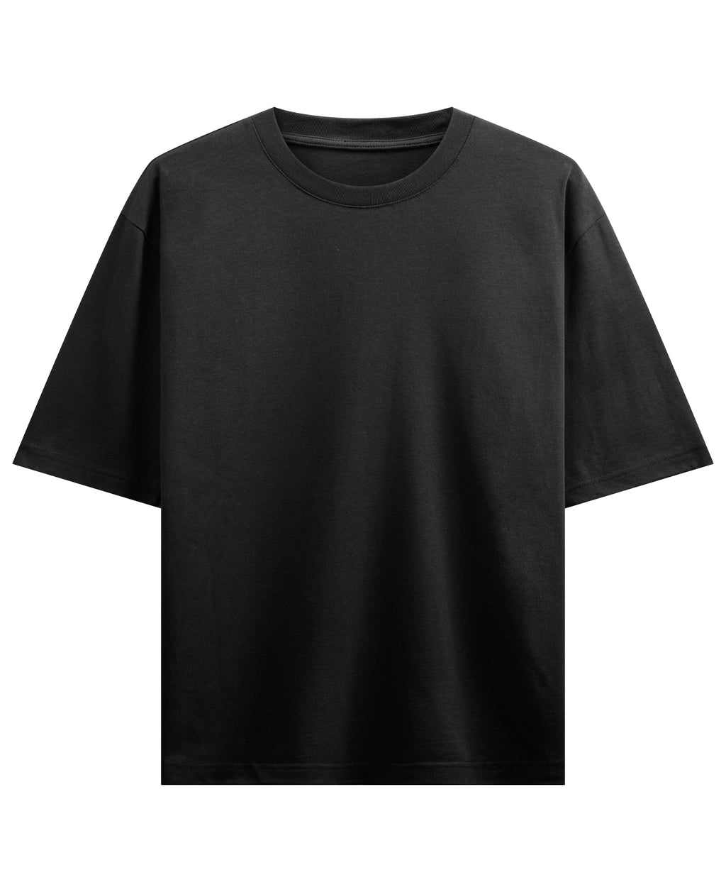 Black Oversized T-shirt Front Design all