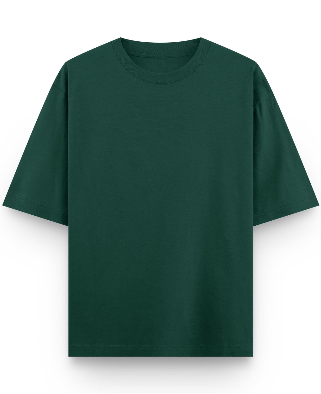 Bottle Green Oversized T-Shirt Front Design all
