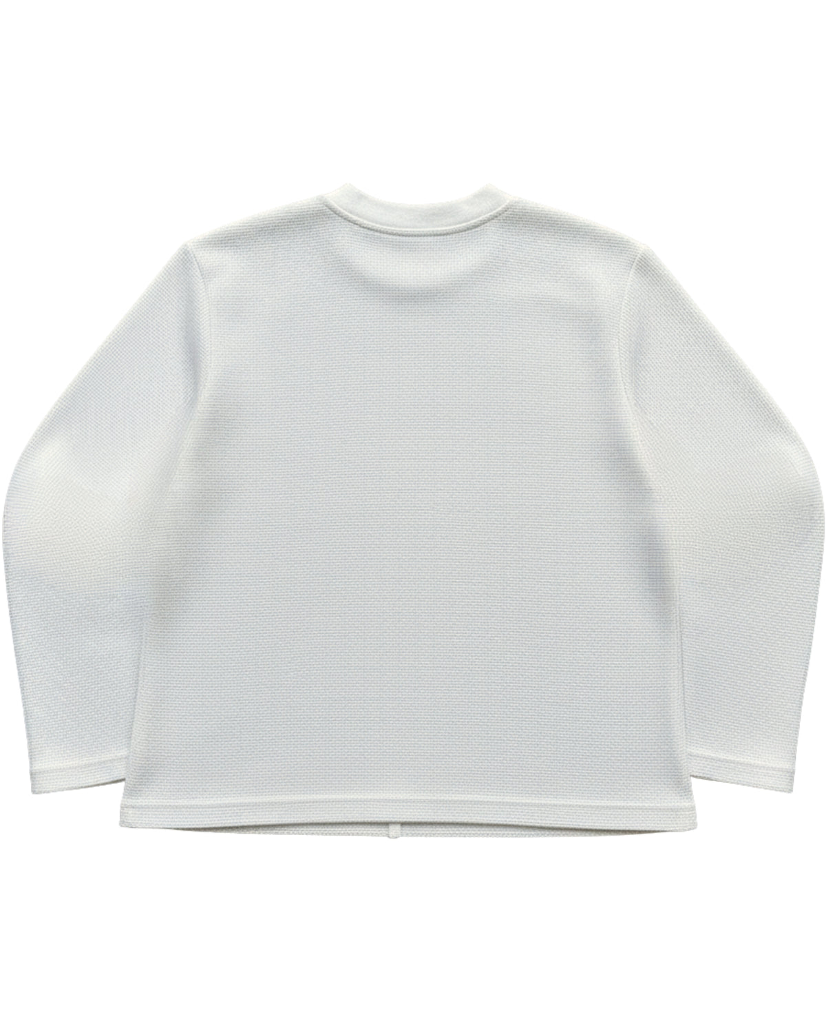 Off-white waffle knit oversized full-sleeve Back Design all