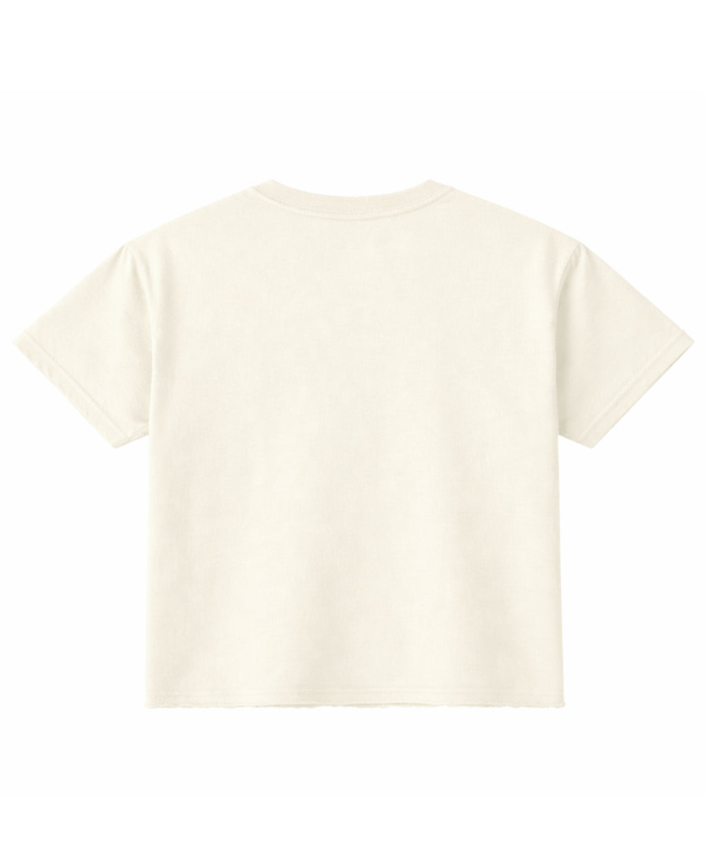 Off White Boxy Fit T-shirt Back Design all