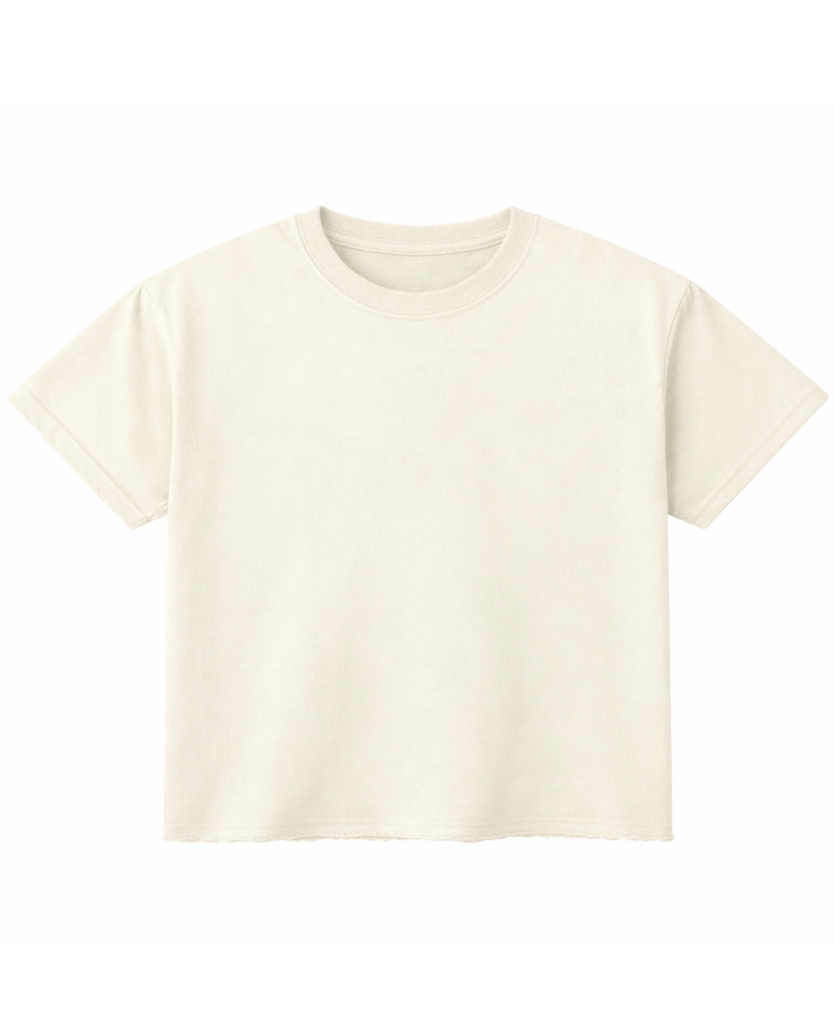 Off White Boxy Fit T-shirt Front Design all