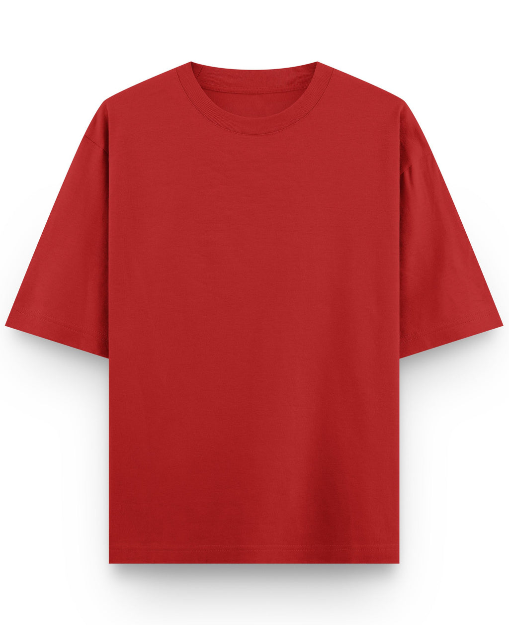 Red Oversized T-shirt Front Design all